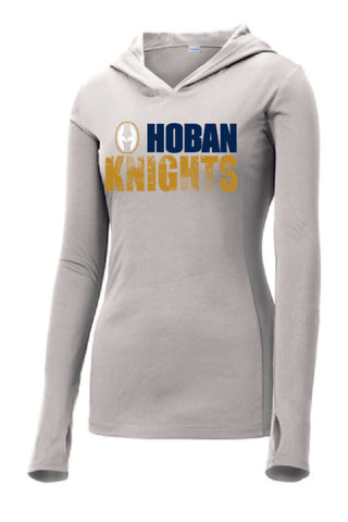 Hoban Knights Ladies Long Sleeve Hoodie